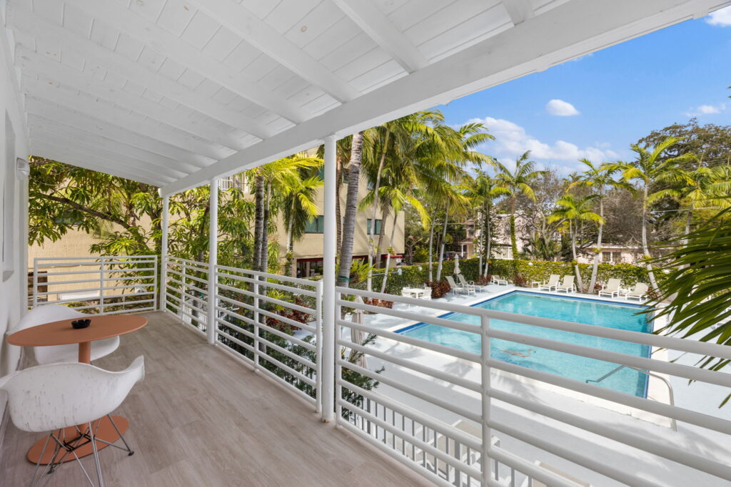 The New Yorker Hotel pool in MiMo Miami
