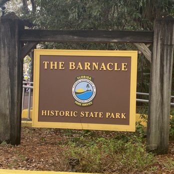 Barnacle Historic State Park Coconut Grove sign