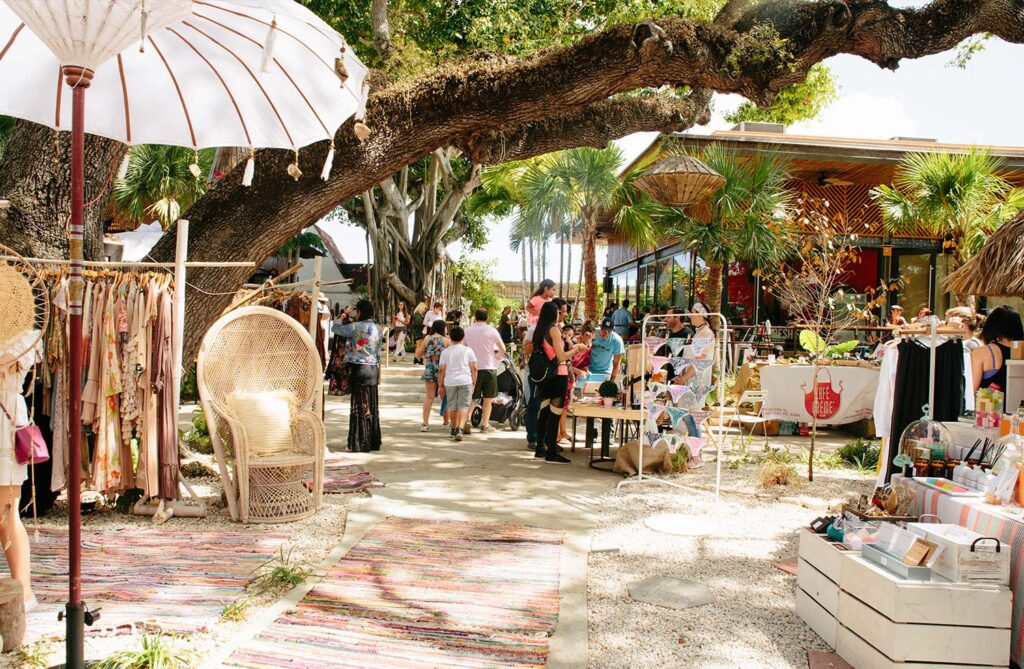 Upper Buena Vista outdoor shopping village Miami