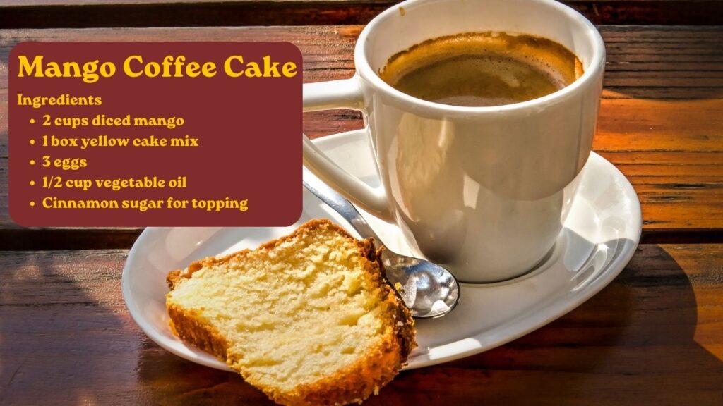 mango coffee cake recipe
