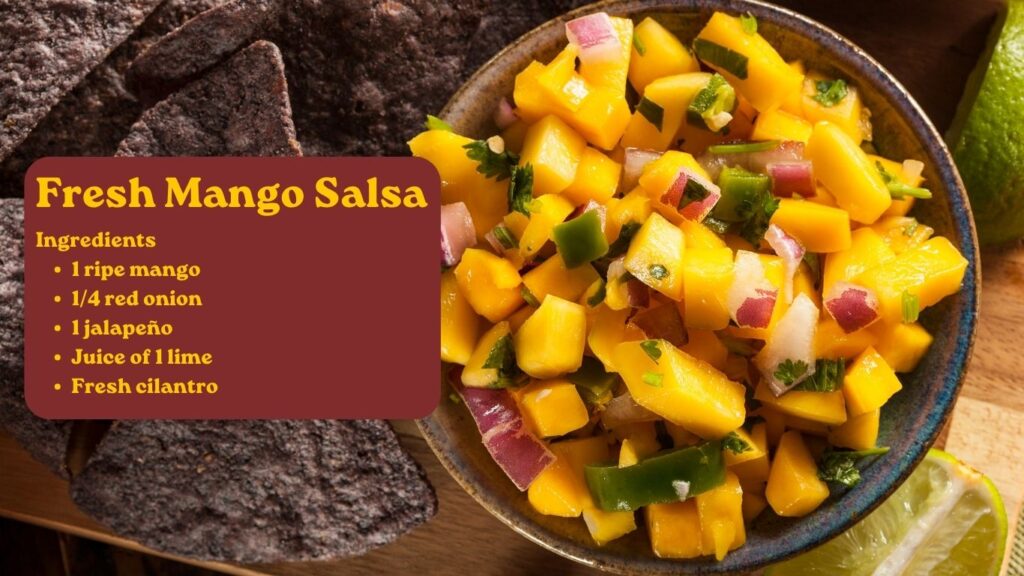 Fresh mango salsa recipe